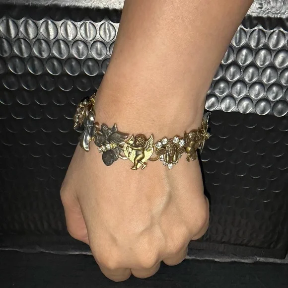 Vintage angel bracelet - Picture 4 of 4